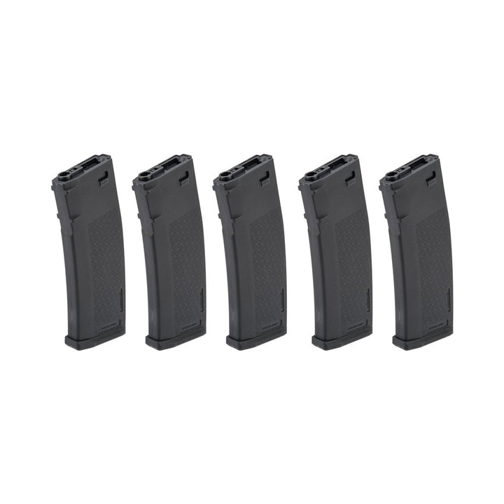 Pack de 5 chargeurs Specna Arms S-MAG M4/M16 Hi-Cap 380 billes Noir — SA44432