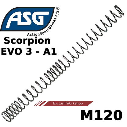 Ressort M120 pour Scorpion Evo 3 A1 - asg