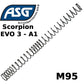 Ressort M95 pour Scorpion Evo 3 A1 - asg