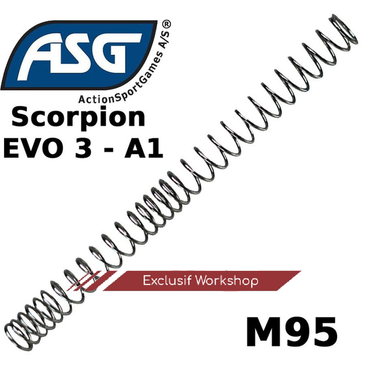 Ressort M95 pour Scorpion Evo 3 A1 - asg