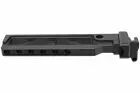 Tube de crosse ST-6 skeleton métal rabattable noir AK GHK / LCT / CYMA 5KU – vue 7