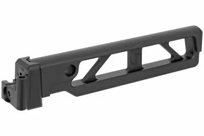Tube de crosse ST-6 skeleton métal rabattable noir AK GHK / LCT / CYMA 5KU