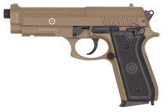 Réplique de poing PT92 Spring 6 mm Tan – Cybergun