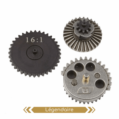 Set d'engrenages 16:1 - ASG ultimate - high speed 100-130m/s