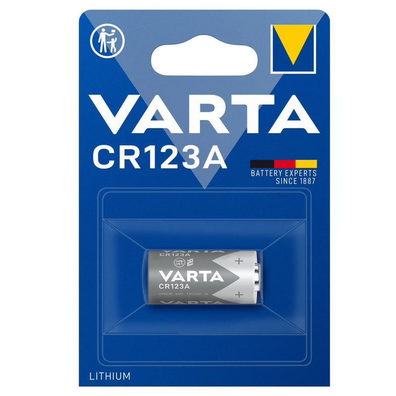 Pile CR123A 3V Lithium VARTA référence VAR-06-030963-00
