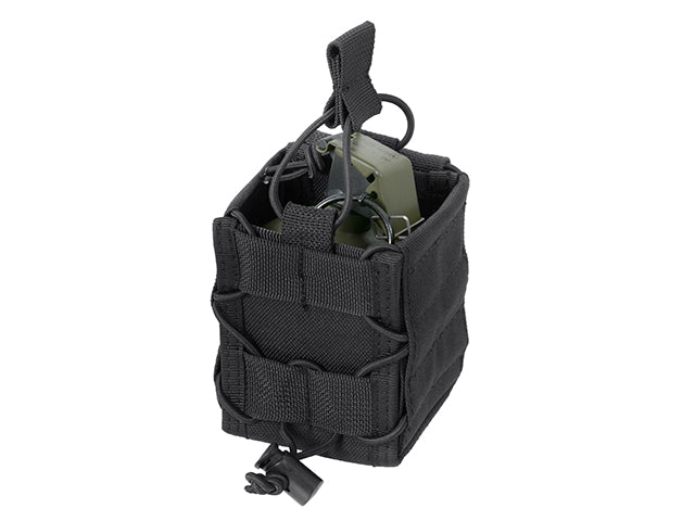 Pochette MOLLE polyvalente noire 1000D – 8FIELDS