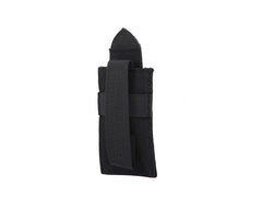 Poche noire avec foulard de touche rouge intégré – 8FIELDS