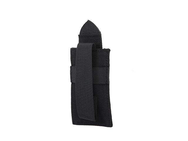 Poche noire avec foulard de touche rouge intégré – 8FIELDS
