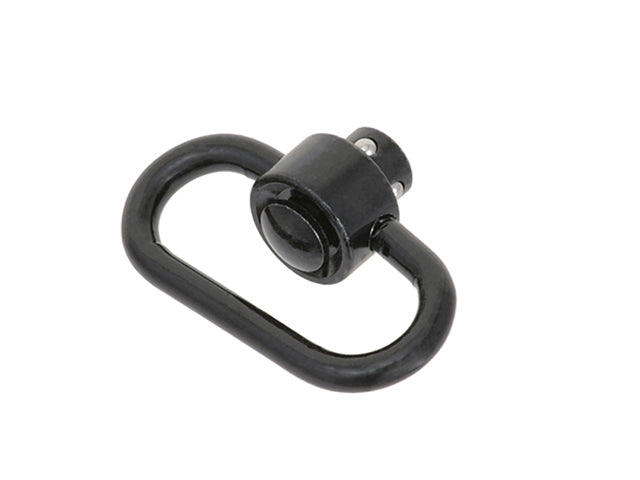 Émerillon QD à bouton-poussoir en acier noir – CYMA