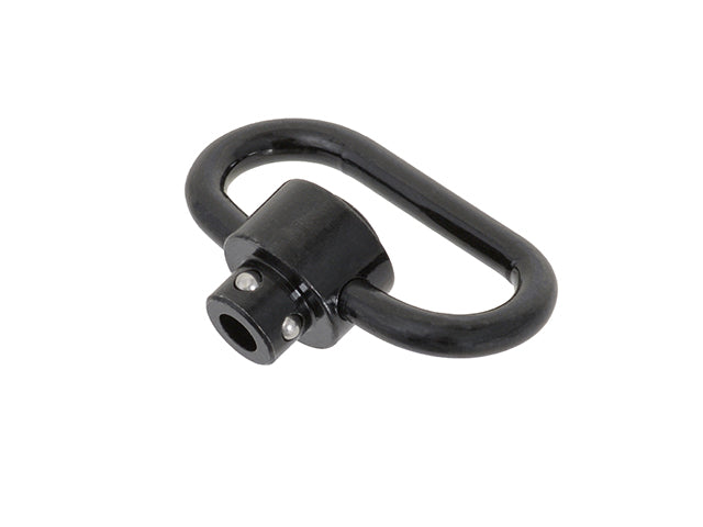 Émerillon QD à bouton-poussoir en acier noir – CYMA
