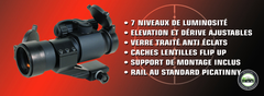 Point rouge Swiss Arms – détail des réglages