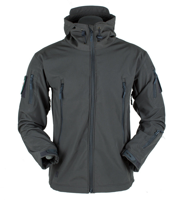Veste Softshell imperméable à capuche – Multipoches