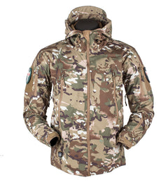 Veste Softshell imperméable à capuche – Multipoches