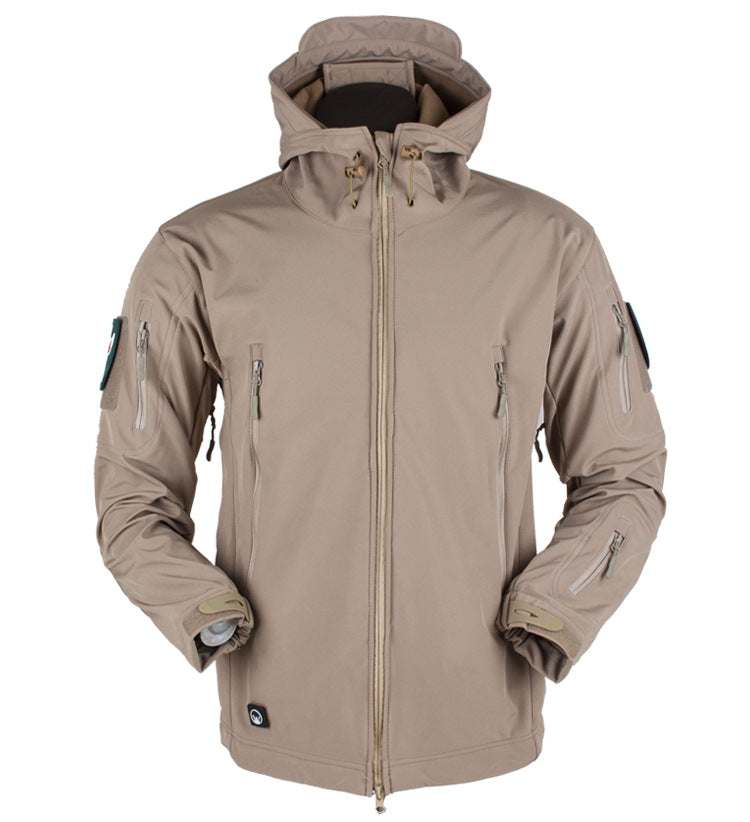 Veste Softshell imperméable à capuche – Multipoches