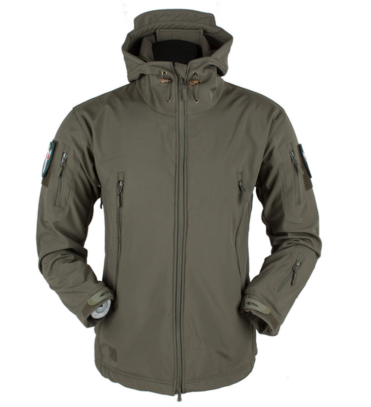 Veste Softshell imperméable à capuche – Multipoches
