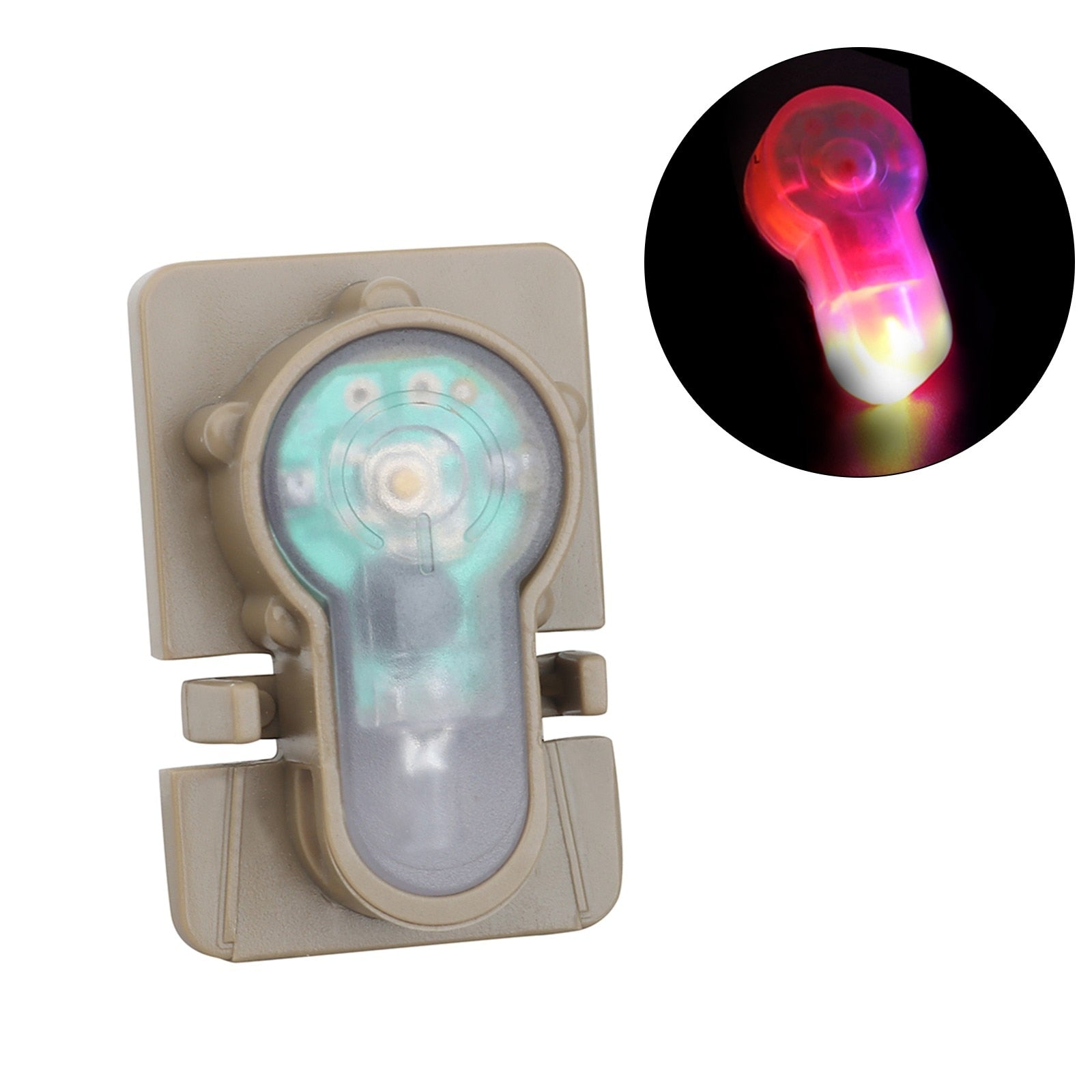 Lumière de sécurité imperméable pour casque tactique