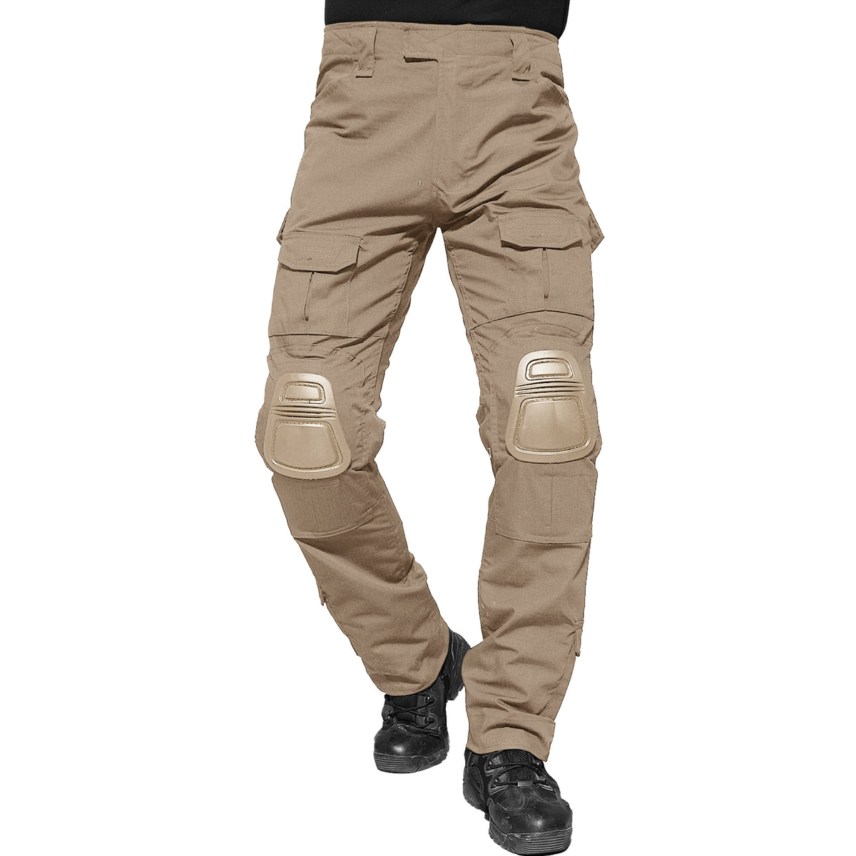 Pantalon tactique de combat avec genouillères amovibles