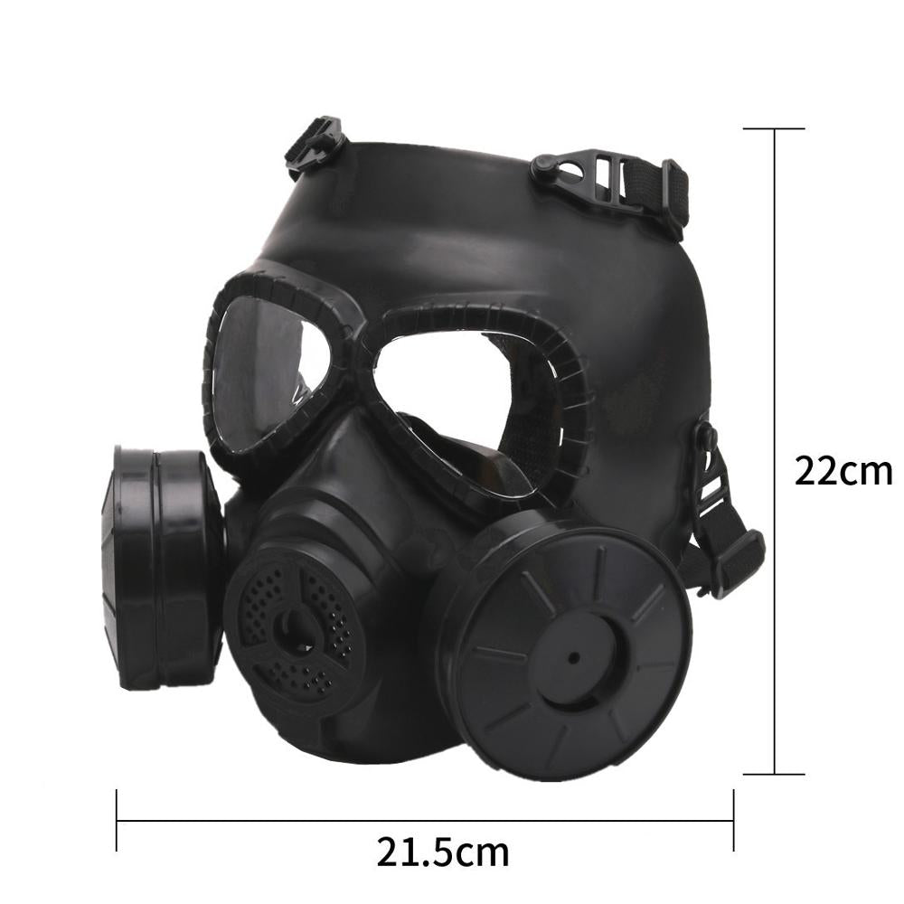 Masque factice M04 avec ventilation – Noir ou vert