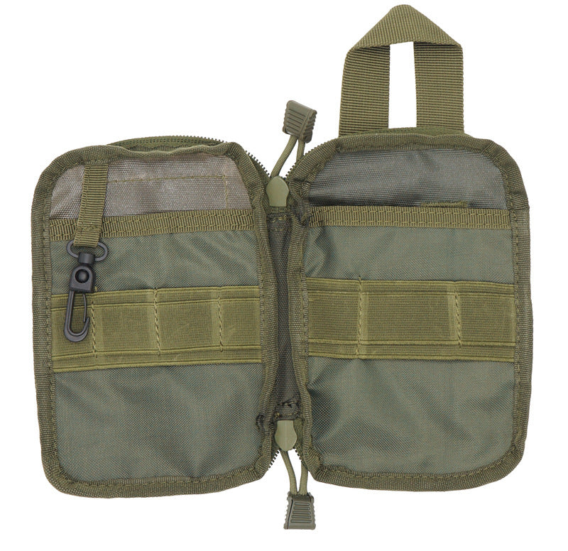 Pochette MOLLE tactique à dos souple – 11 × 19 cm