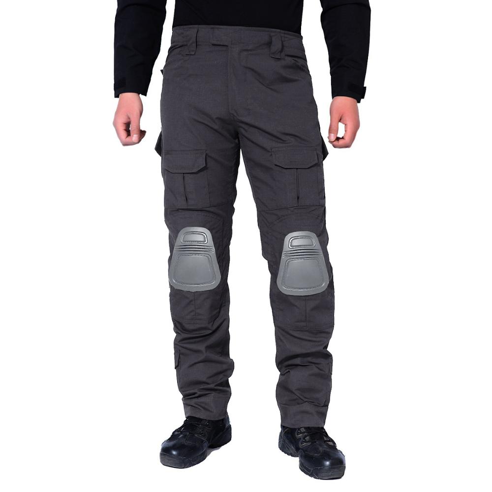 Pantalon tactique de combat avec genouillères amovibles