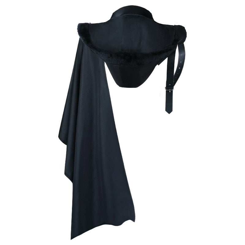 Cape noire à capuche Assassin’s Creed – Polyester