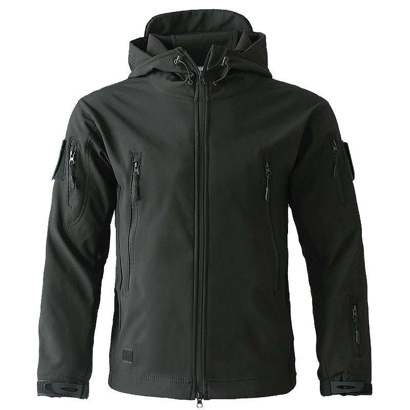 Veste Softshell imperméable à capuche – Multipoches