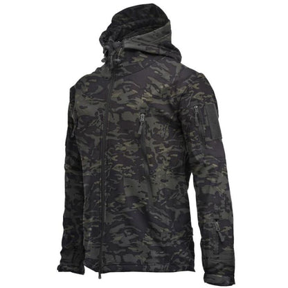 SoftShell militaire à capuche