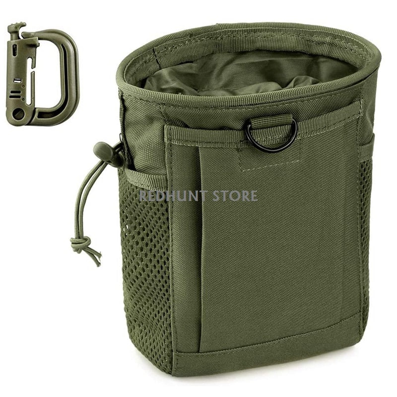 Pochette de décharge tactique, Molle à cordon coulissant avec boucle D