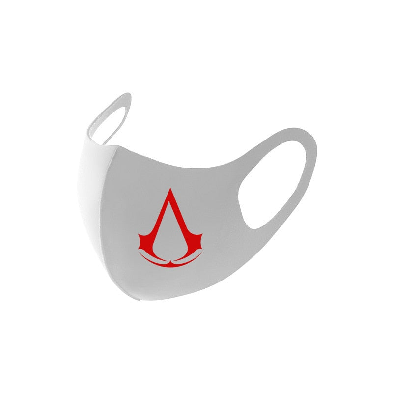 Masque textile Assassin’s Creed et Abstergo – Lavable