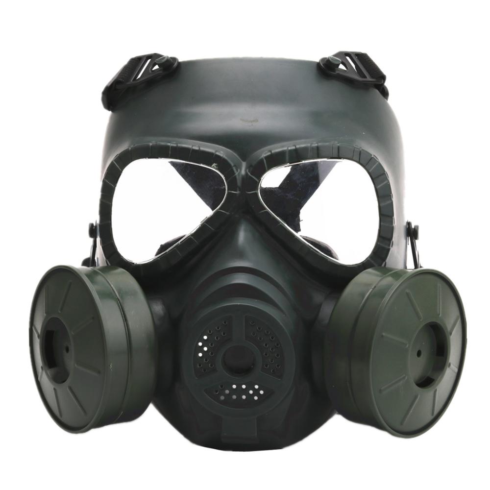 Masque factice M04 avec ventilation – Noir ou vert