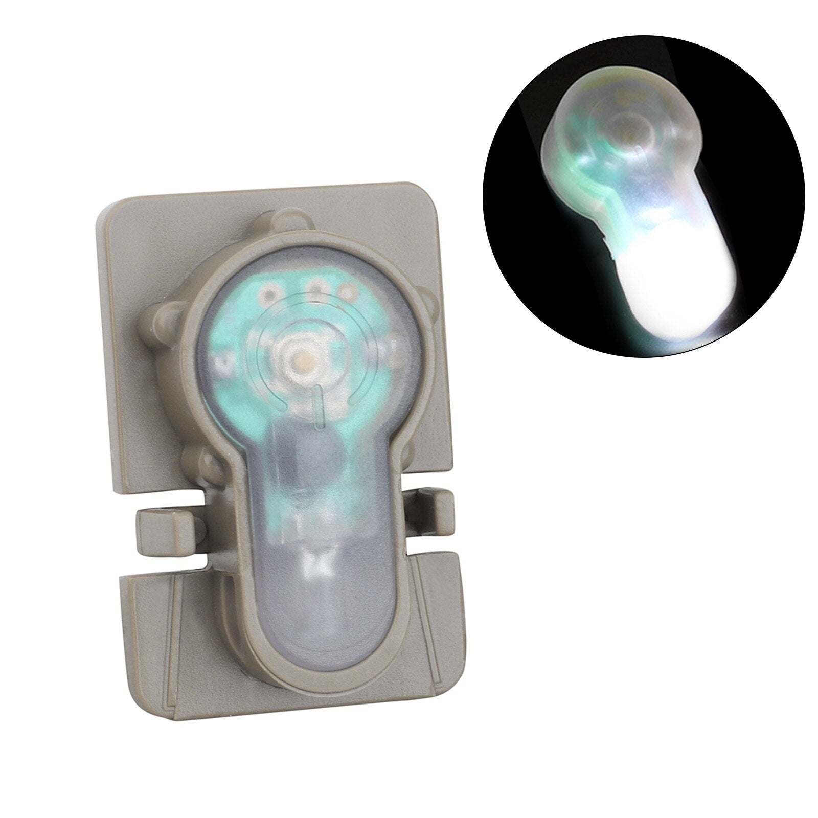 Lumière de sécurité imperméable pour casque tactique