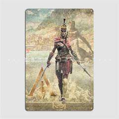 Plaque métallique Kassandra – Assassin’s Creed Odyssey