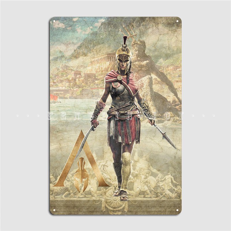 Plaque métallique Kassandra – Assassin’s Creed Odyssey