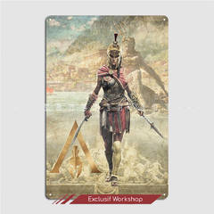 Plaque métallique Assassin's Creed Odyssey - Kassandra
