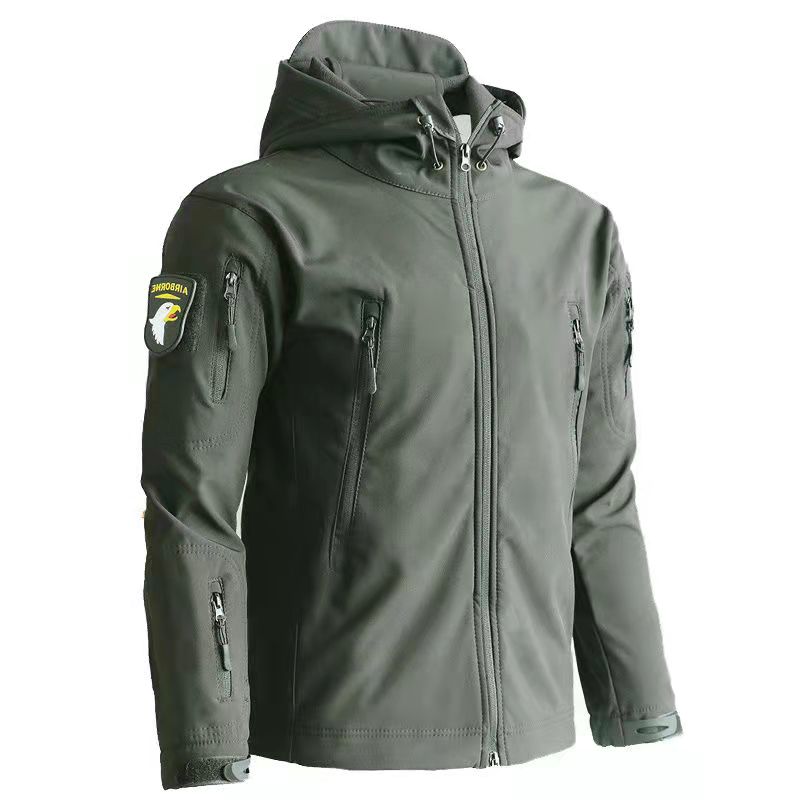 Veste Softshell imperméable à capuche – Multipoches
