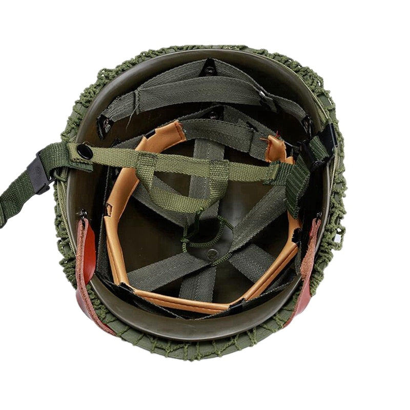 Réplique de casque M1 américain de la Seconde Guerre mondiale