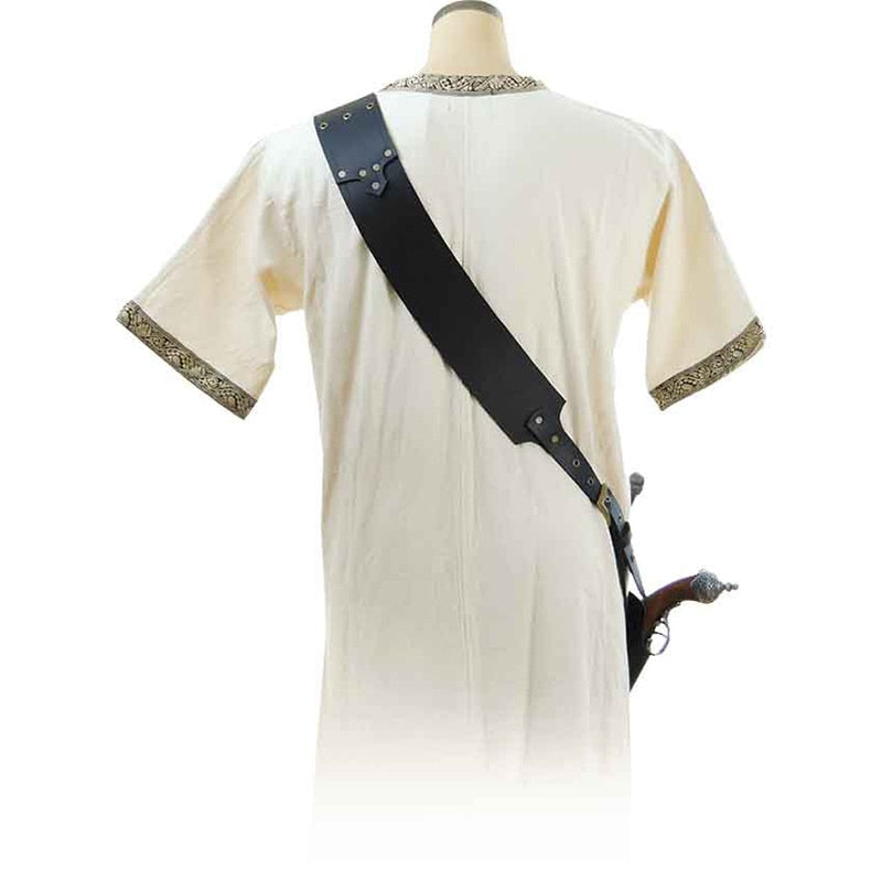 Baudrier cosplay Assassin’s Creed ajustable – Noir ou marron