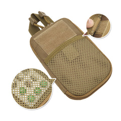 Pochette MOLLE tactique à dos souple – 11 × 19 cm