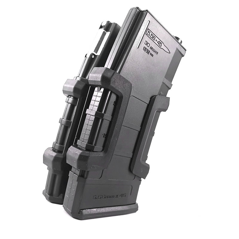 Coupleur parallèle pour chargeurs M4 – Noir