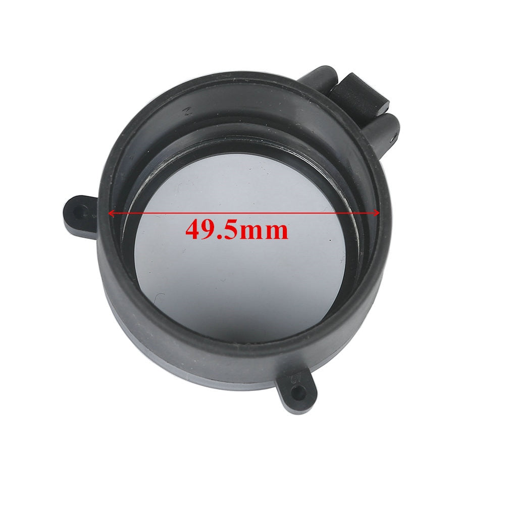 Couvre-objectif rabattable transparent pour lunette – 30 à 64 mm
