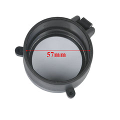 Couvre-objectif rabattable transparent pour lunette – 30 à 64 mm