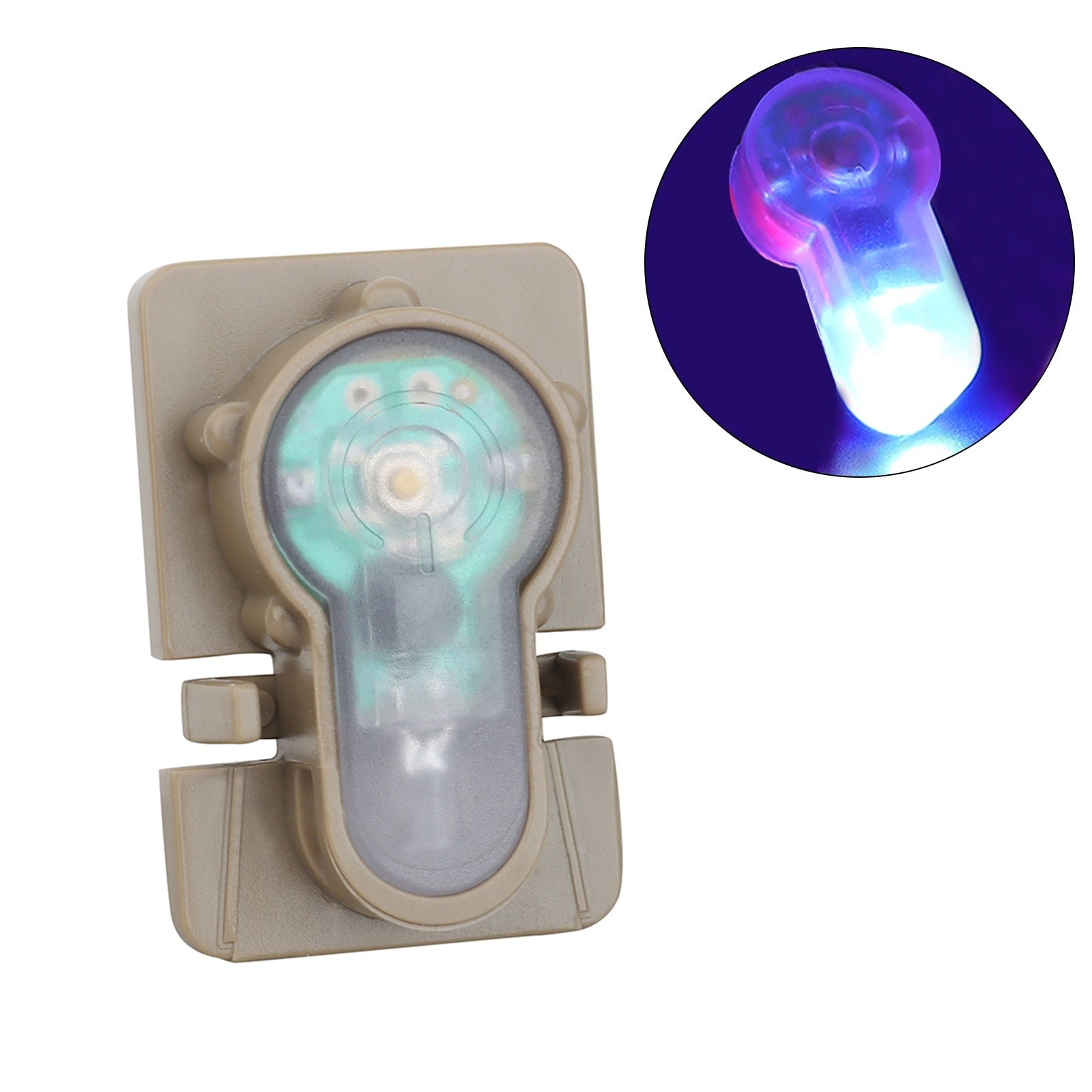 Lumière de sécurité pour casque tactique – fixation