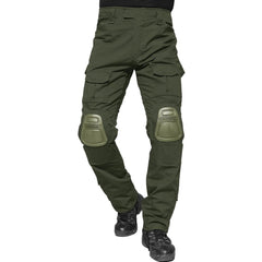 Pantalon tactique de combat avec genouillères amovibles