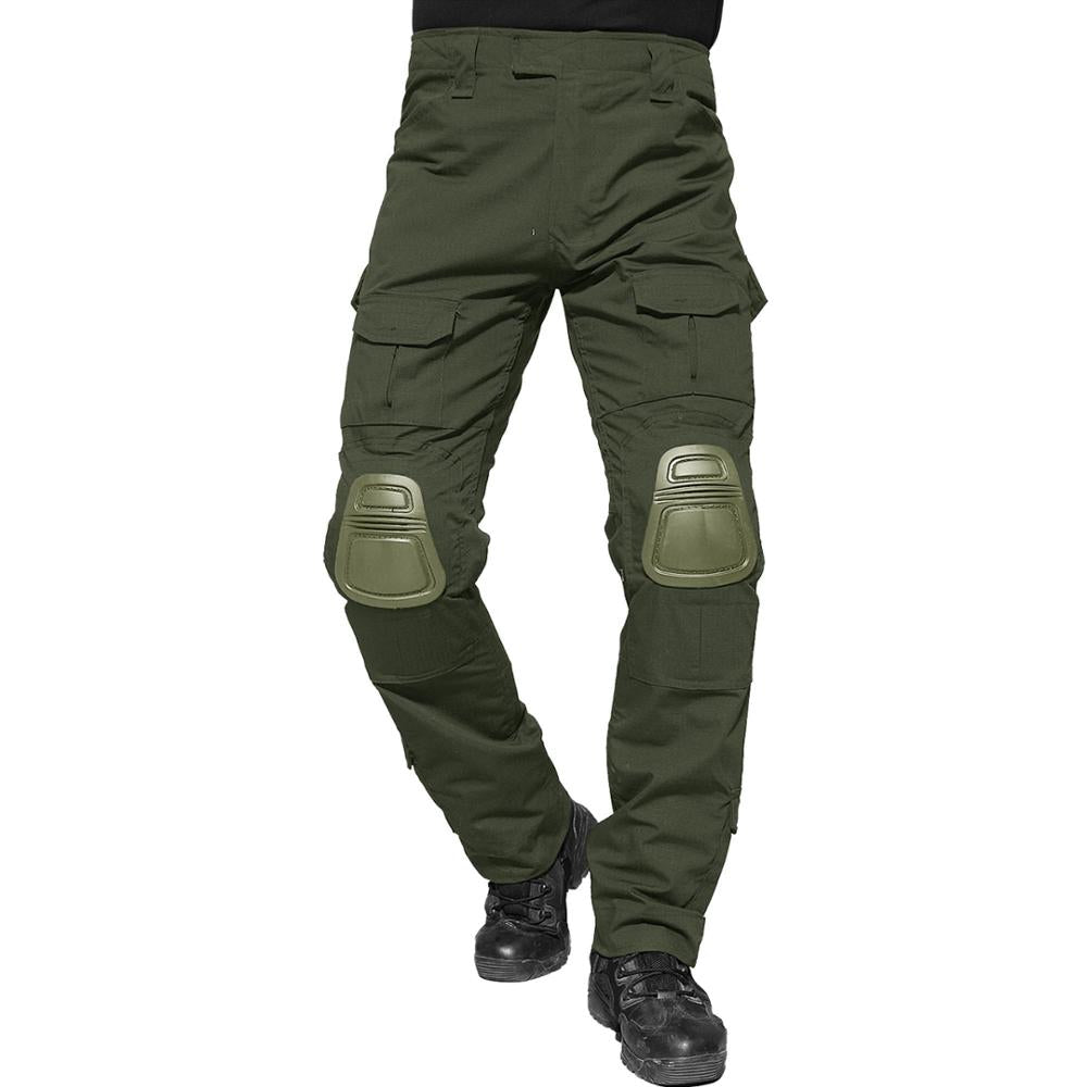 Pantalon tactique de combat avec genouillères amovibles