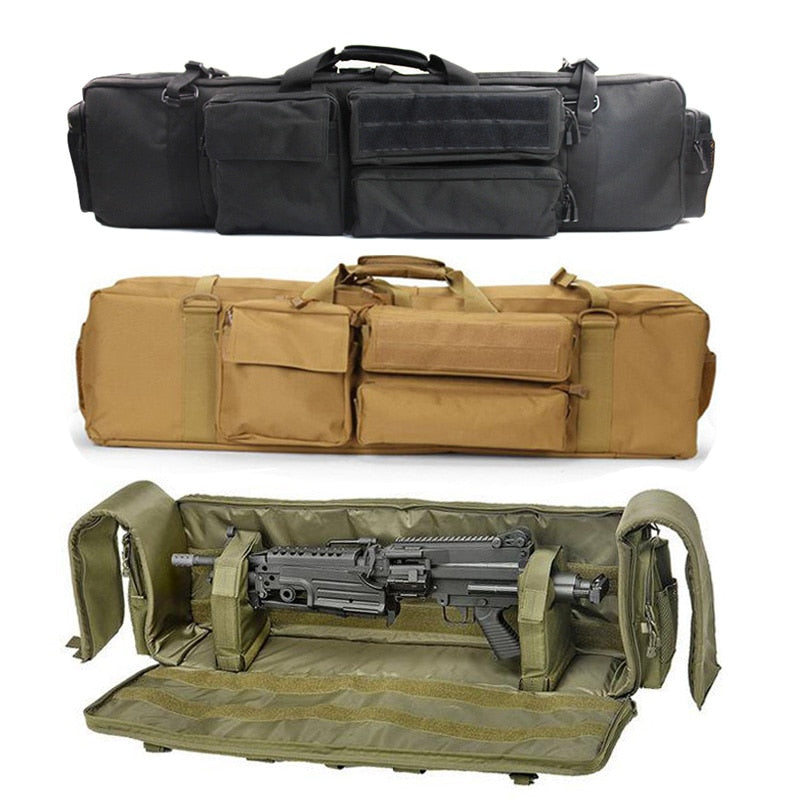 Sac de transport double pour répliques Airsoft type M249 ou M16