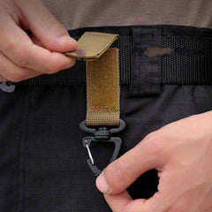 Attache MOLLE en nylon avec mousqueton