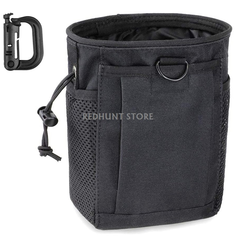 Pochette de décharge tactique, Molle à cordon coulissant avec boucle D