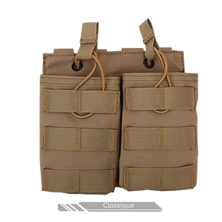 Pochette tactique pour chargeurs d'AK, AR, M4, AR15, simple, double ou triple, porte chargeur M4