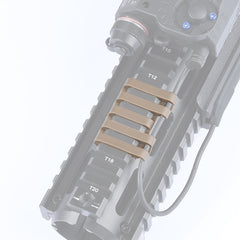 Couvre-rail Picatinny souple avec guide-câble