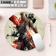 Tapis de souris rond Assassin’s Creed – 20 ou 22 cm